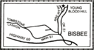 Map to the Muheim Heritage House